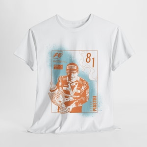 Oscar Piastri Mclaren Formula One Unisex Cotton T-shirt