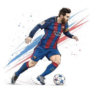 Lionel Messi Clipart Bundle | 12 High-Quality JPG Files | Digital Clipart Football Messi Argentina | Messi Wall Art T-Shirts Mugs Prints