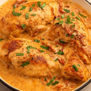 BEST RECIPE Creamy Cajun Chicken Skillet | Spicy One-Pan Dinner Idea | Easy Comfort Food | Printable Digital Recipe for Weeknight Meals