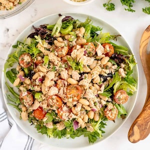 The BEST RECIPE Tuna White Bean Salad | High Protein Meal Prep | Instant Download Meal | Chicken Meal Prep
