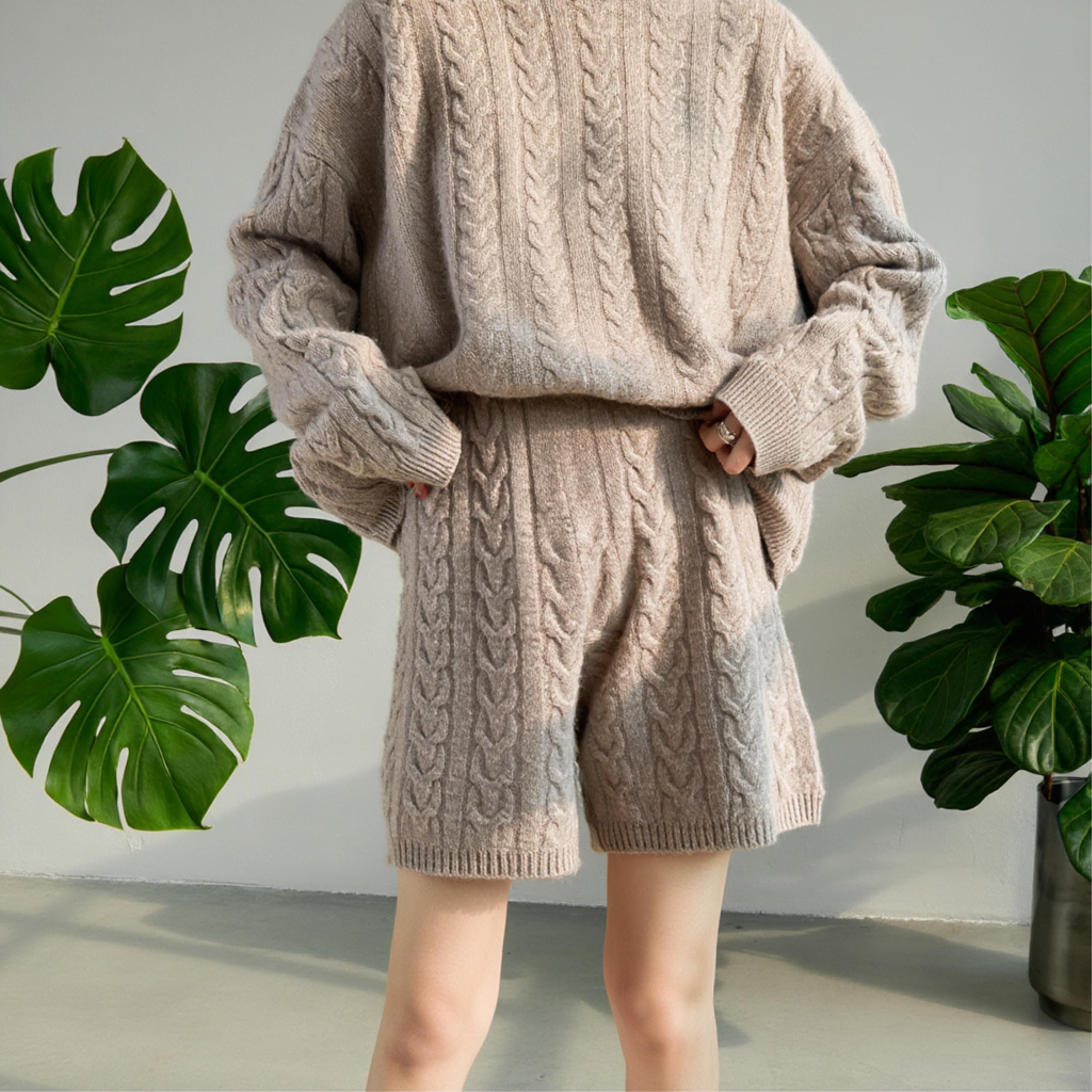 Cable Knit Lounge Set