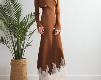 la bamba tie-dye print back lace-up stretch maxi dress Baltic Born Womens Laie Back Tie Maxi Dress | Blue + Orange main image 0
