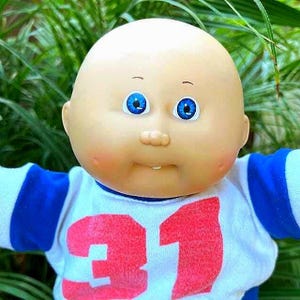 Vintage 1985 Cabbage Patch Kid, "Dale Van", CPK Outfit and Birth Certificate