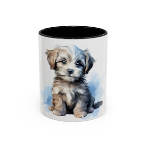 Tazza da caffè con ritratto di un adorabile animale domestico, regalo per gli amanti dei cani, tazza a tema animale, regalo personalizzato per animali domestici, tazza con un simpatico cane