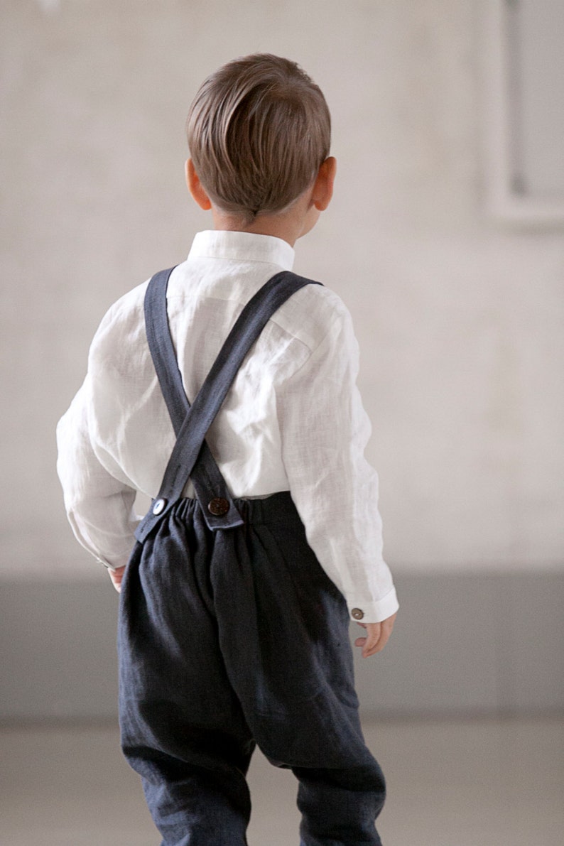 Harem Pants With Suspender Boy Romper Unisex Kids Harem Etsy UK