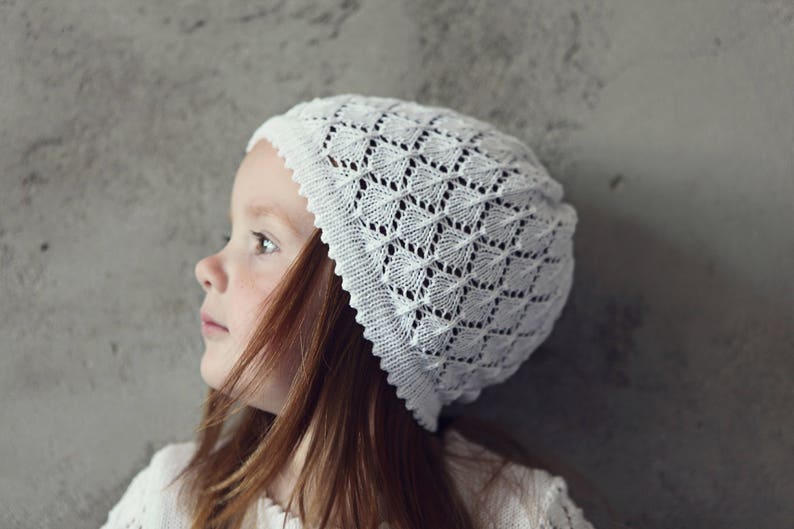 Infant Newborn Girls Baby Stretchy Lace Hat Bonnet Beanie Cap 0-12 Months Flower