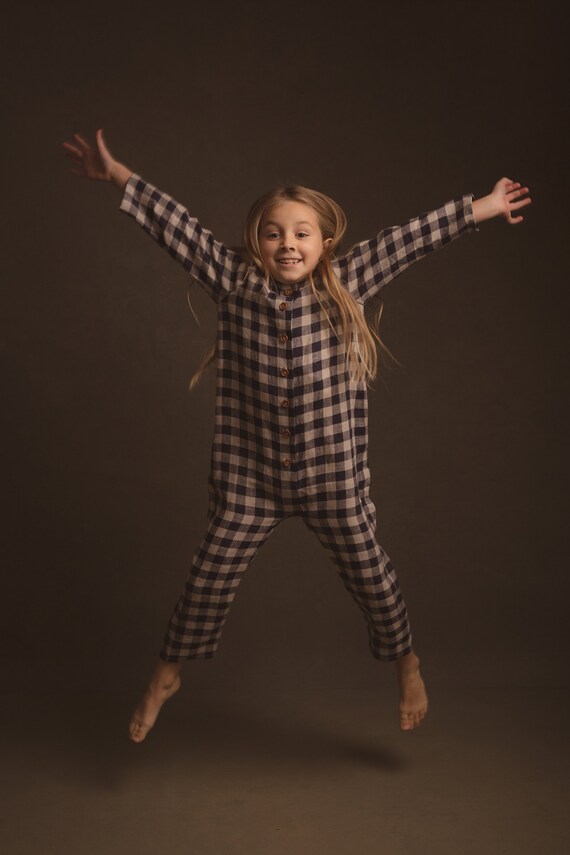 kids linen jumpsuit