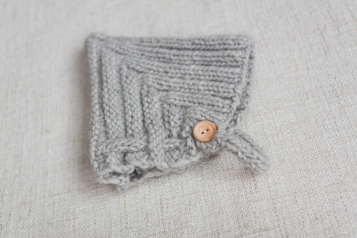 Knit Baby Hat Christening Baptism accessorie Newborn Knitted Etsy