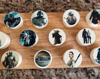 Star Wars Themed Cake Pucks or Chocolate Covered Oreos