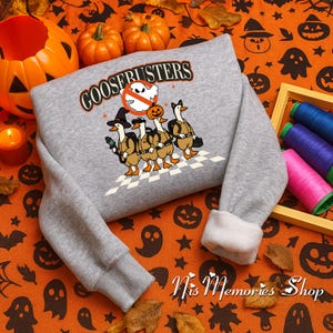 Goosebusters Sweatshirt: 80s Ghost Parody Unisex Tee - Halloween 2025