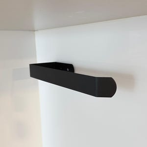 Paper Towel Holder Matt Black Towel Holder Decorative Wall Hanger Towel Bar Sleek Towel Bar