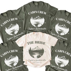 Custom Camp Bachelorette Party Shirt: Vintage Hiking Bridal Party Tee