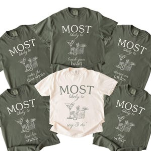 Benutzerdefinierte Junggesellinnenabschied T-Shirt: Brautgruppe Shirts