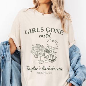 Girls Gone Mild Bachelorette, Custom Bridal Party Gift, Girls Gone Mild Bach Shirts, Girls Night In Tee, France Girls Trip, Bridesmaid Gift