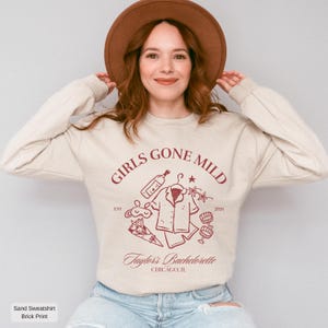 Girls Gone Mild Sweatshirt, Spa Weekend Girls&#39; Trip, PJs & Prosecco Bridal Party, Bride Bridesmaid T-shirt