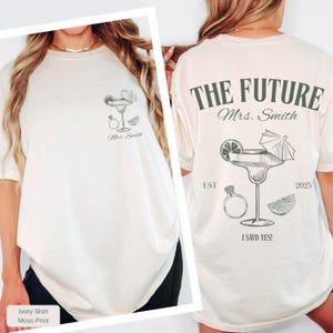 Future Mrs. Comfort Colors T-Shirt: Custom Bride Engagement Gift