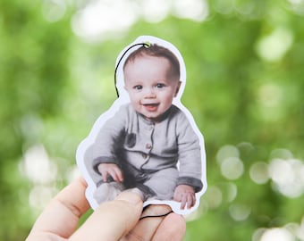Ambientador para coche con foto personalizada: Accesorios para coche con aroma personalizado