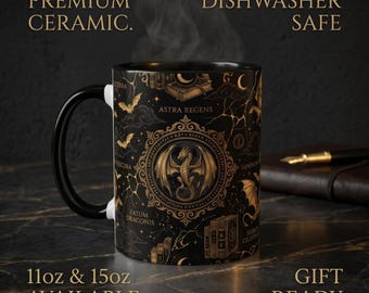 Fourth Wing Mug Bookish Dragon Mug Romantasy Mug for Xaden Riorson Fans BookTok Mug Gift for Wife Cute Bookish Mug Book Lover Gift