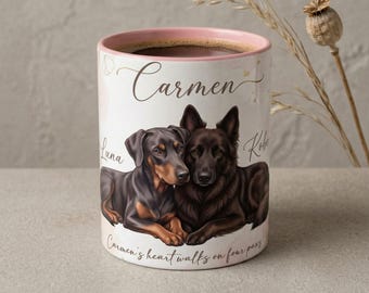 Custom Made Mug, Personalized Pet Lover Gift, Dog Owner Present