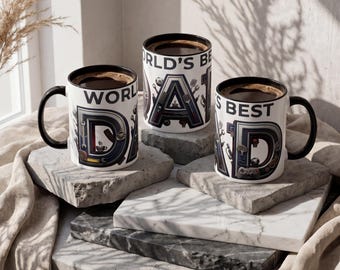 World’s Best Dad Mug | Dad Coffee Mug | Daddy Gift | Father’s Day Mug | Gift for Dad | Best Dad Ever Coffee Cup