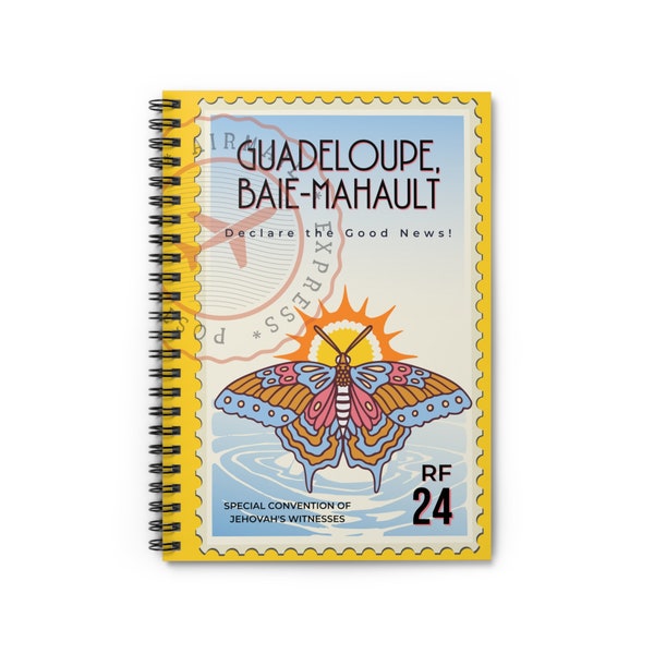 Declare the Good News! 2024 JW Special Convention Guadeloupe, Baie-Mahault Spiral Notebook - Ruled Line