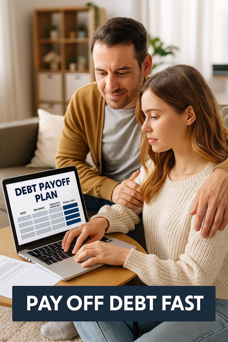 Debt Payoff Tracker: Excel & Printable Budget Planner (instant Download ...