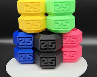 3D Printed Dumbbell Pencil Holder – Gym Gift, Fitness Desk Organizer
