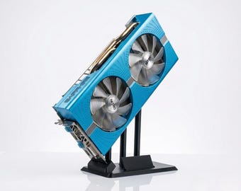 GPU Display Stand, Custom Pc Parts | GPU Stand & Gpu Holder | PC Setup Decor, Gpu Support Bracket
