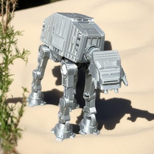 Star Wars AT-AT Walker Model Kit – High-Quality Plastic Assembly Kit Card, 3D Model Building, DIY Diorama & Collectible Figure