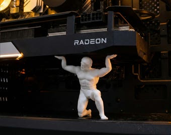 Grafik Grafik Grafik 3 Grafik Design Gpu Support Halterung, Gpu Sag Halterung | Atlas Gpu Halter, Kundenspezifische PC-Teile