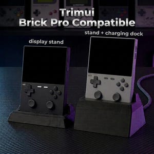 Brick Pro Dock Stand, Trimui Brick Pro | Brick Pro Dock, Brick Pro Holder | Brick Pro Case, Grip, Shell, Skin, Cover, Accessories, Insert