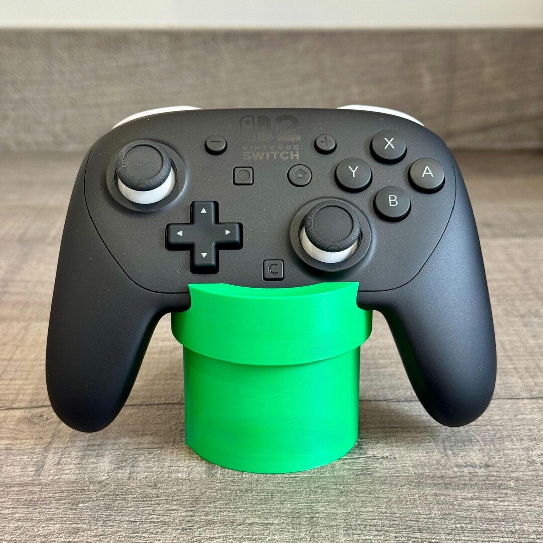 Gaming Controller Stand – Retro Pipe Holder for Desk Setup | Minimalist ...