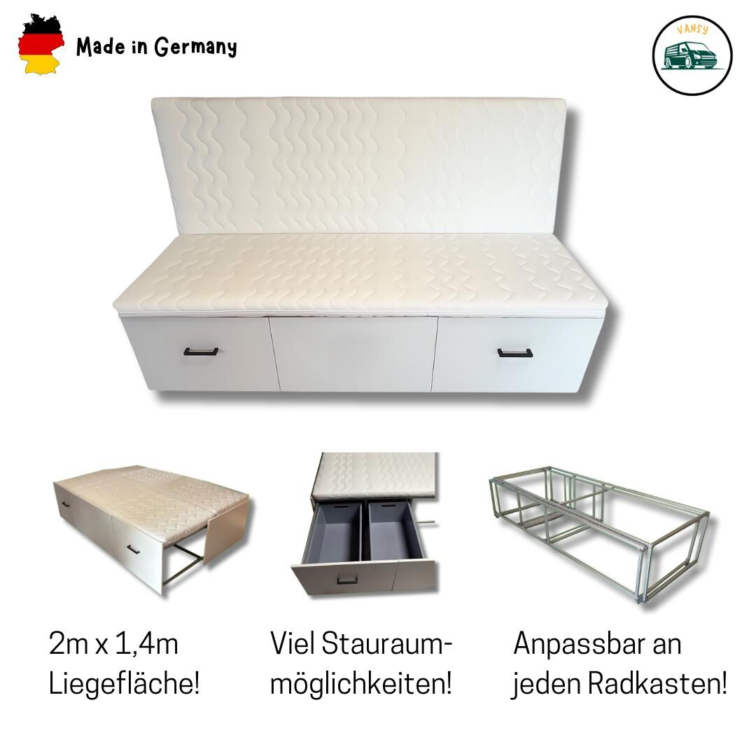 Camper Conversion Module, Bed Module, Camper Conversion, DIY Campervan ...