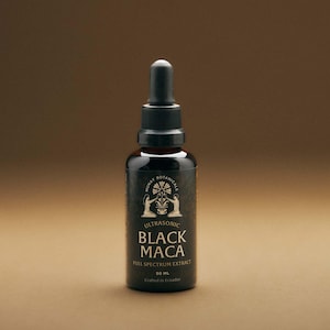 Black Maca Extract | 50ml Herbal Tincture | Strength & Stamina Support | Andean Adaptogen