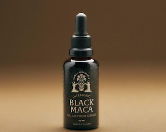 Black Maca Extract | 50ml Herbal Tincture | Strength & Stamina Support | Andean Adaptogen