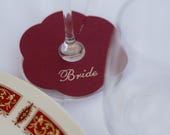 Silhouette Cameo and Cricut Template for Wine Glass Name Cards