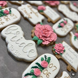 Custom wedding cookies/ custom cookies for any occasion!