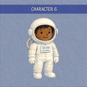 Personalized Kids Space Book: Heartwarming Moon Adventure Story - Custom Astronaut Birthday Gift #6 (Boy)