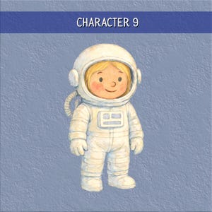 Personalized Kids Space Book: Heartwarming Moon Adventure Story - Custom Astronaut Birthday Gift #9 (Girl)