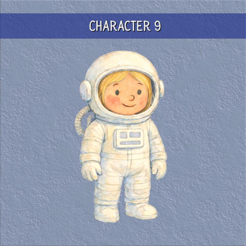 Personalized Kids Space Book: Heartwarming Moon Adventure Story - Custom Astronaut Birthday Gift #9 (Girl)