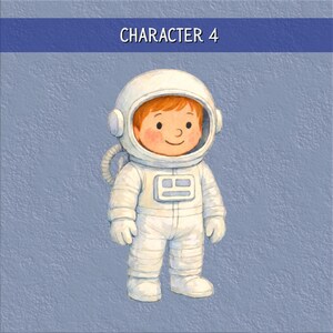 Personalized Kids Space Book: Heartwarming Moon Adventure Story - Custom Astronaut Birthday Gift #4 (Boy)
