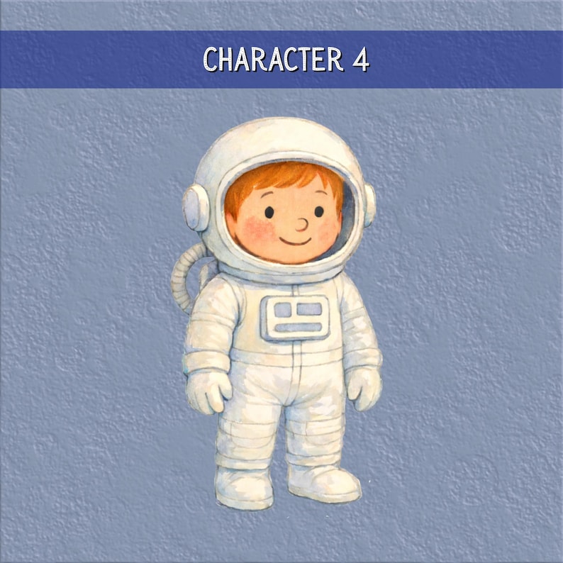 Personalized Kids Space Book: Heartwarming Moon Adventure Story - Custom Astronaut Birthday Gift #4 (Boy)