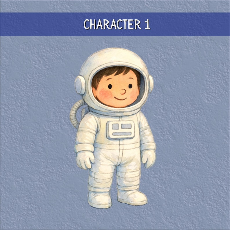 Personalized Kids Space Book: Heartwarming Moon Adventure Story - Custom Astronaut Birthday Gift #1 (Boy)