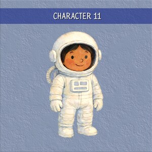 Personalized Kids Space Book: Heartwarming Moon Adventure Story - Custom Astronaut Birthday Gift #11 (Girl)