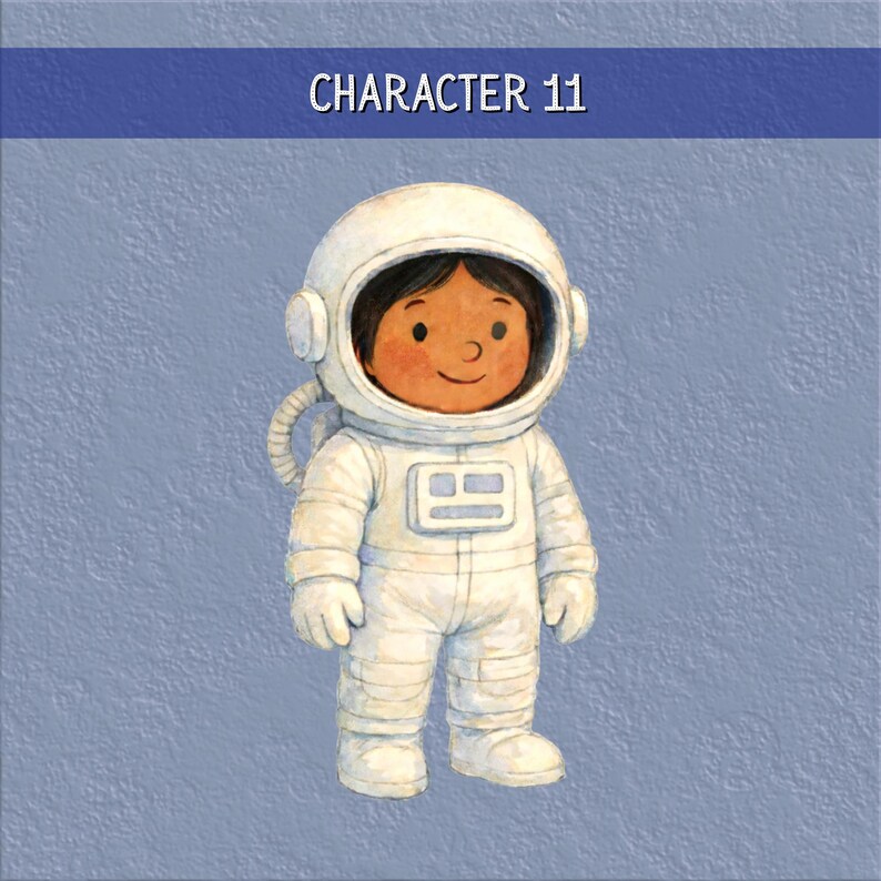 Personalized Kids Space Book: Heartwarming Moon Adventure Story - Custom Astronaut Birthday Gift #11 (Girl)