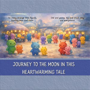 Personalized Kids Space Book: Heartwarming Moon Adventure Story - Custom Astronaut Birthday Gift image 5