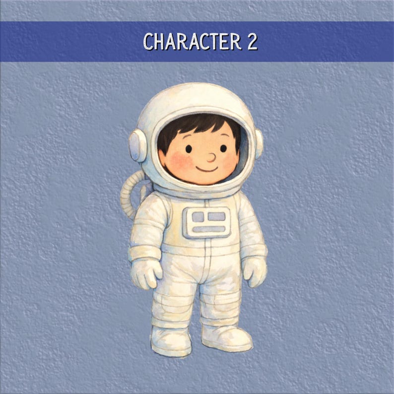 Personalized Kids Space Book: Heartwarming Moon Adventure Story - Custom Astronaut Birthday Gift #2 (Boy)