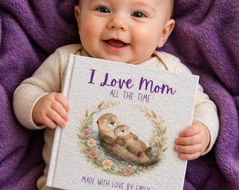 Personalized First Mother's Day Book, Mommy & Me Story, Love Mama Keepsake (Gift from Baby)