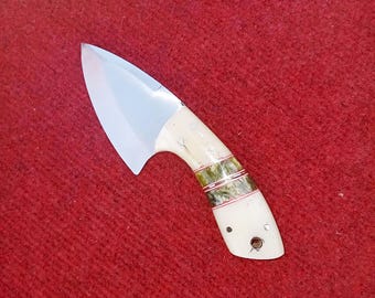 Hand Forged Carbon Steel Skinner Knife: Hunting, Camping, Viking Tool