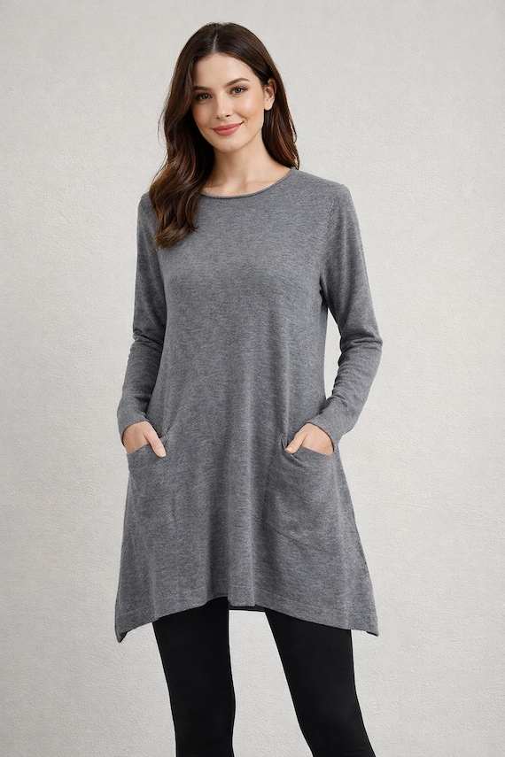 sachin and babi light blue dress Flattering Sweater Dress Pattern